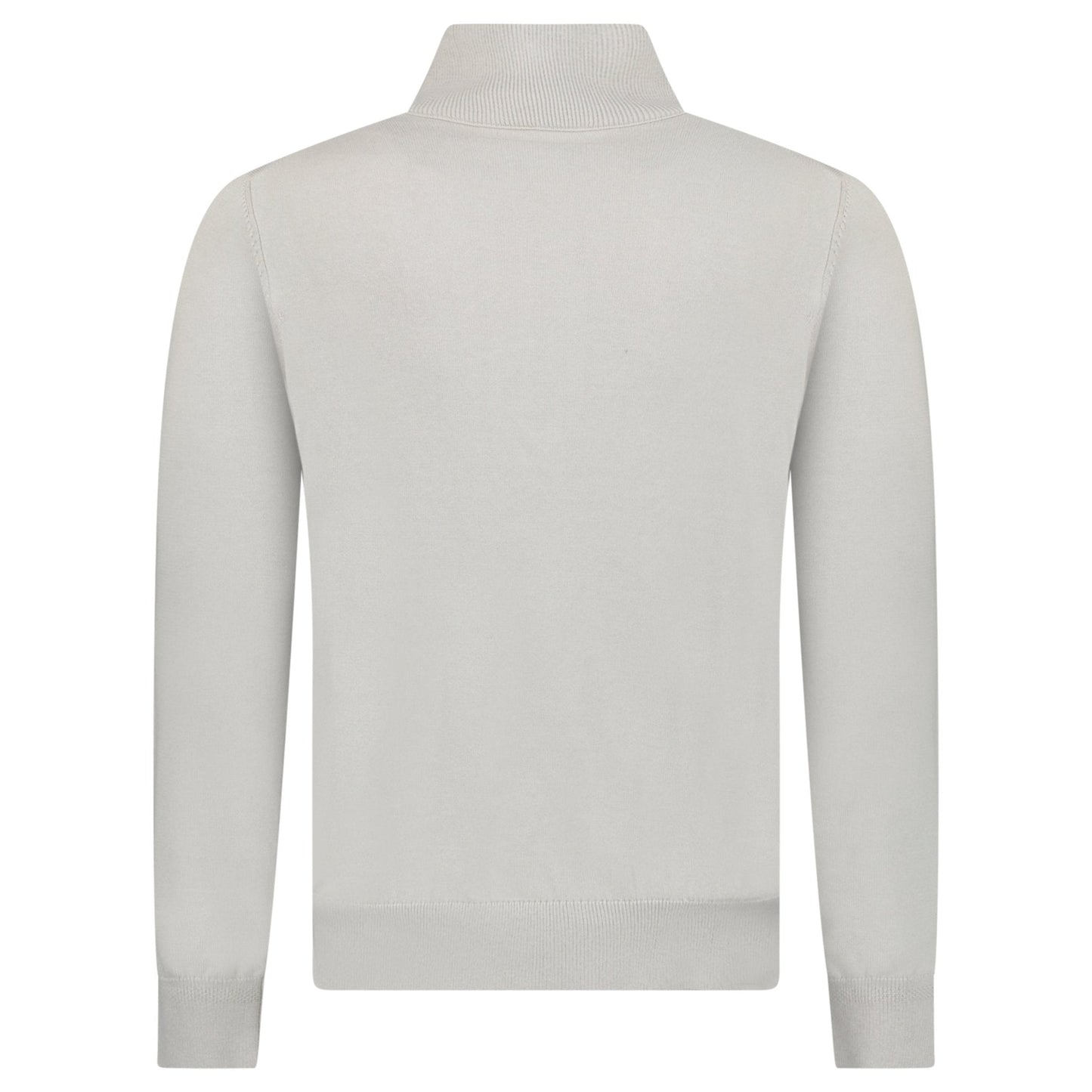 Boss Kanobix Cotton/Cashmere Half Zip Jumper Grey