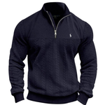 2026 Textured Half-Zip Knit Pullover - Clearance Sale