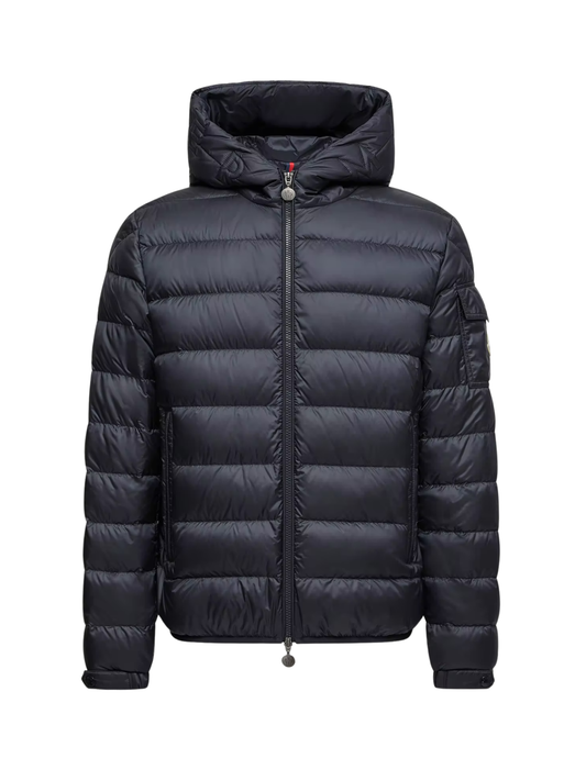 MONCLER Najan Hooded Short Down Jacket Blue