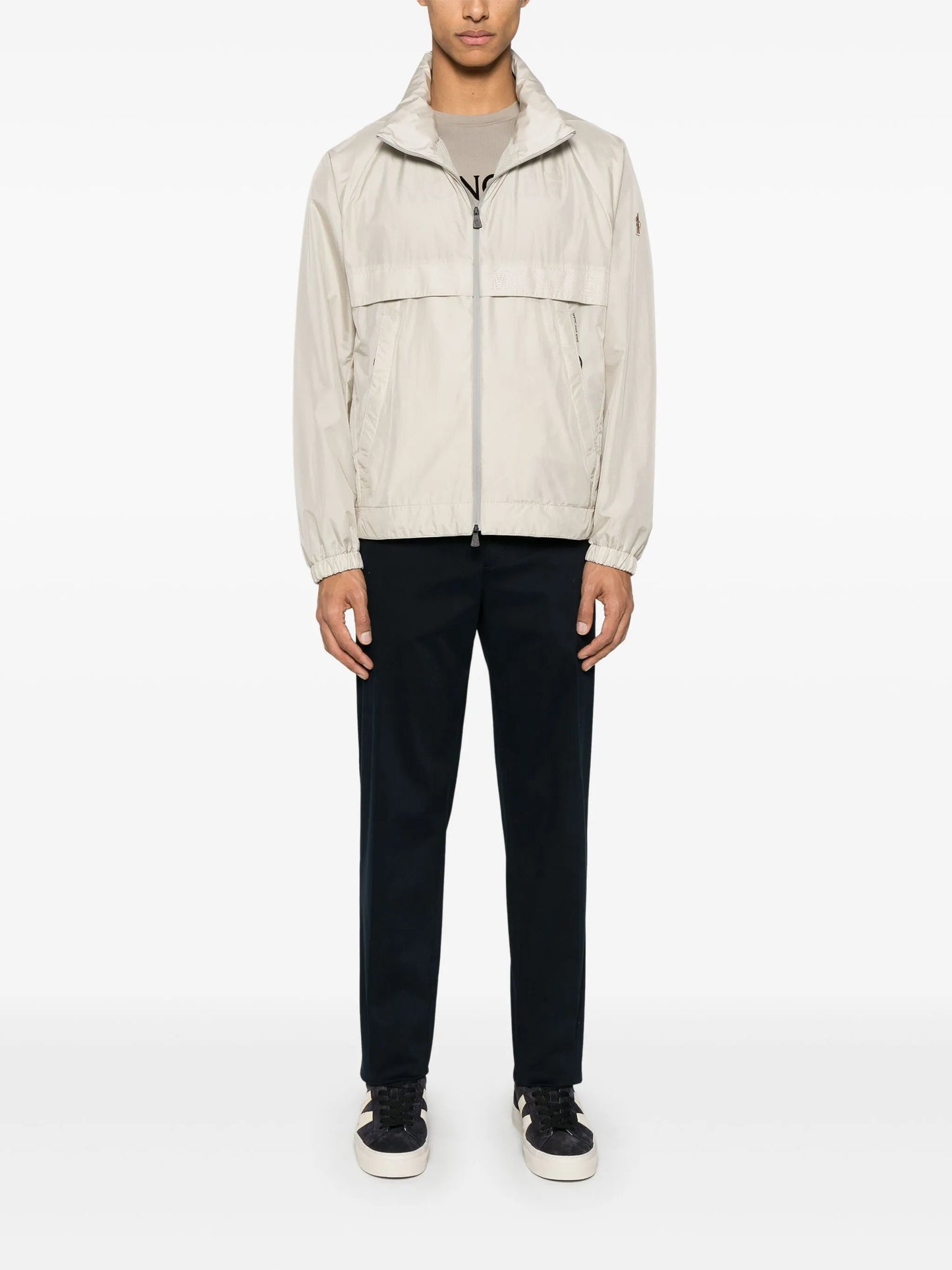 MONCLER GRENOBLE Negara Hooded Windbreaker Light Beige