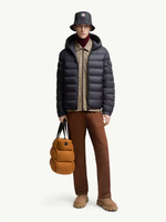 MONCLER Najan Hooded Short Down Jacket Blue