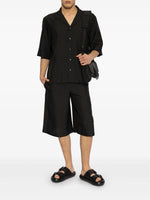 Skull Print Shirt Black