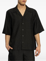 Skull Print Shirt Black