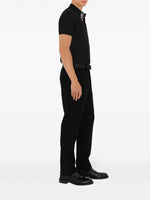 BURBERRY Cotton Polo Shirt Black