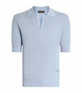 Textured Cotton Polo Shirt