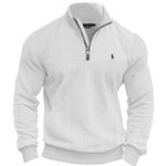 2026 Textured Half-Zip Knit Pullover - Clearance Sale