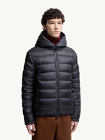 MONCLER Najan Hooded Short Down Jacket Blue