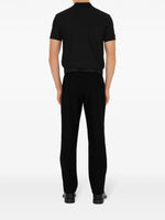 BURBERRY Cotton Polo Shirt Black