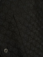 Skull Print Shirt Black
