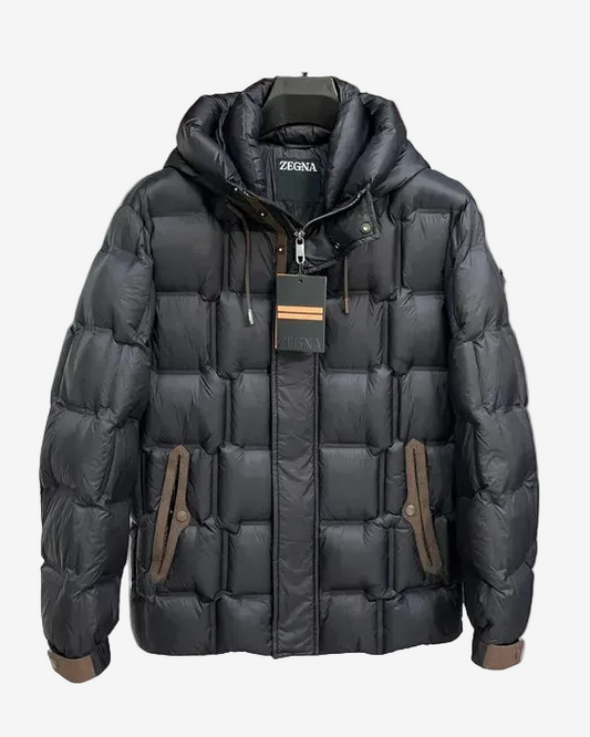 PUFFER COAT - BLACK