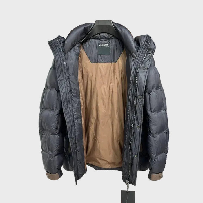 PUFFER COAT - BLACK