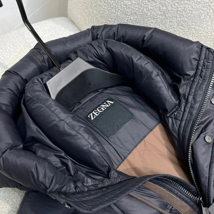 PUFFER COAT - BLACK