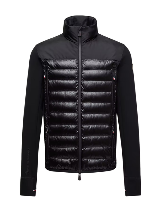 MONCLER GRENOBLE Padded Polartec® Zip-Up Sweatshirt Black