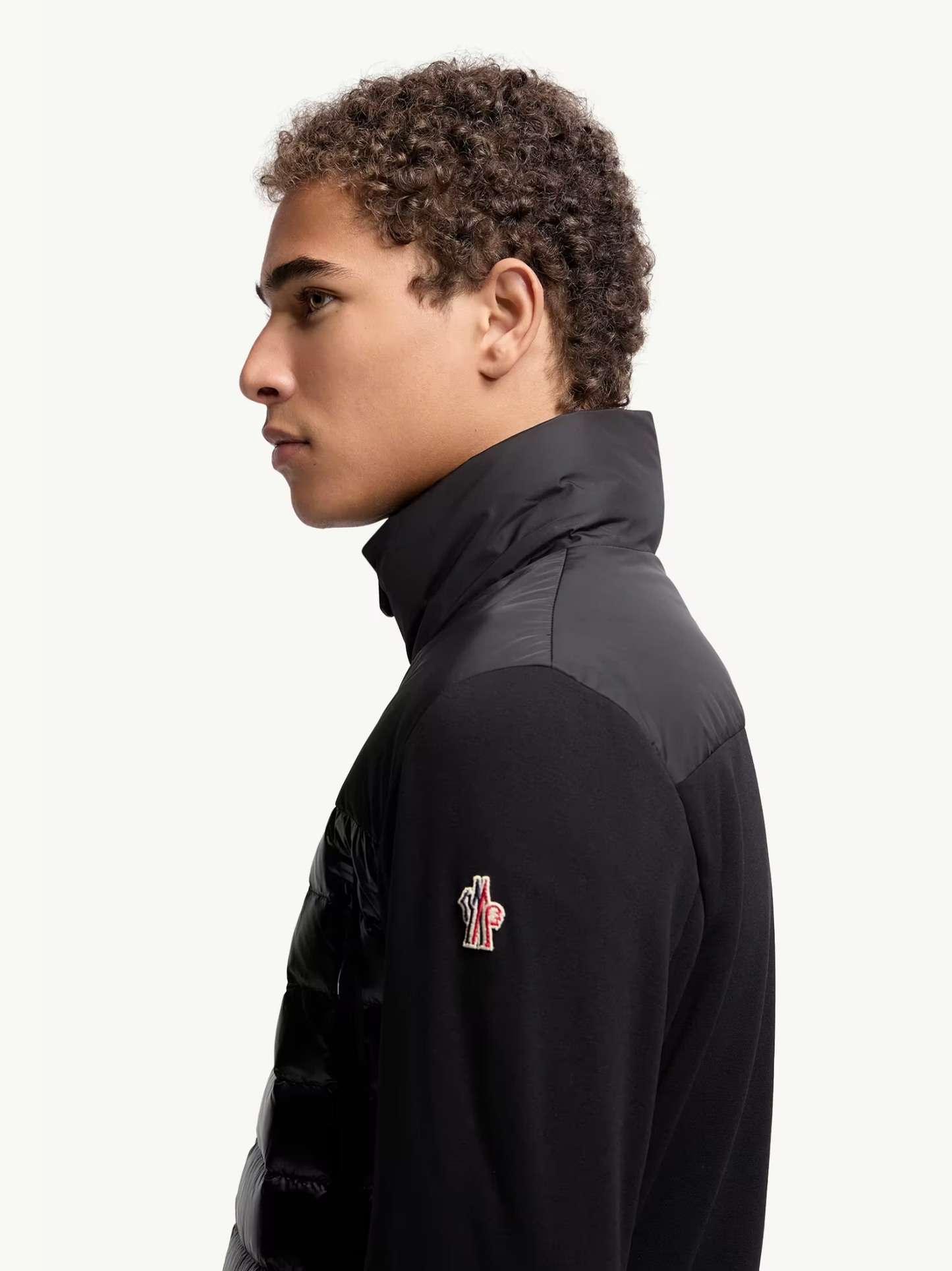 MONCLER GRENOBLE Padded Polartec® Zip-Up Sweatshirt Black