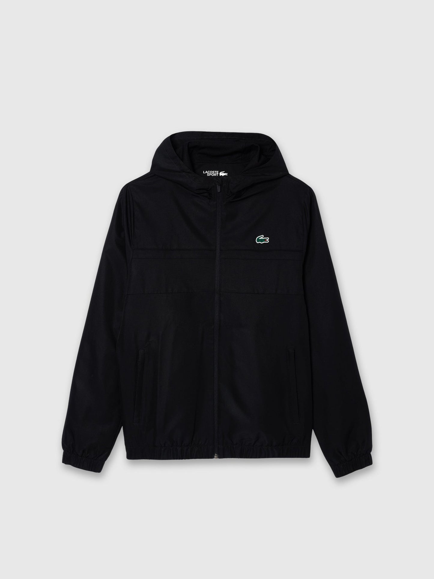 Lacoste Water Repellent Sport Track Jacket Black