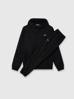Lacoste Water Repellent Sport Track Jacket /Pant Set Black