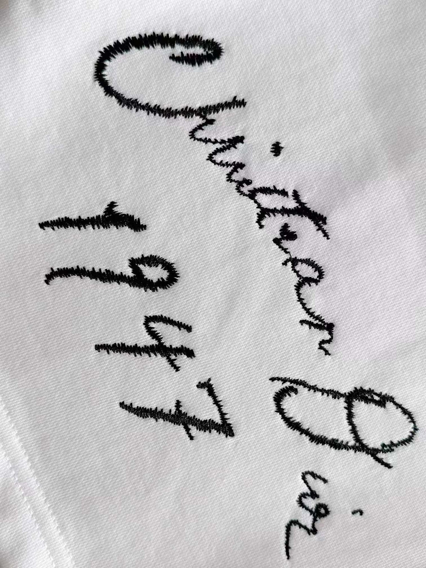CD Double-sided embroidery