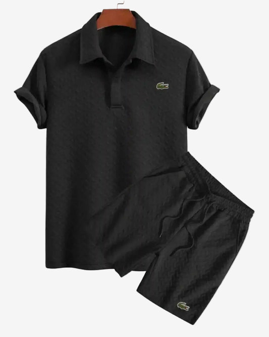 LC™ | Lattice Polo & Short Set