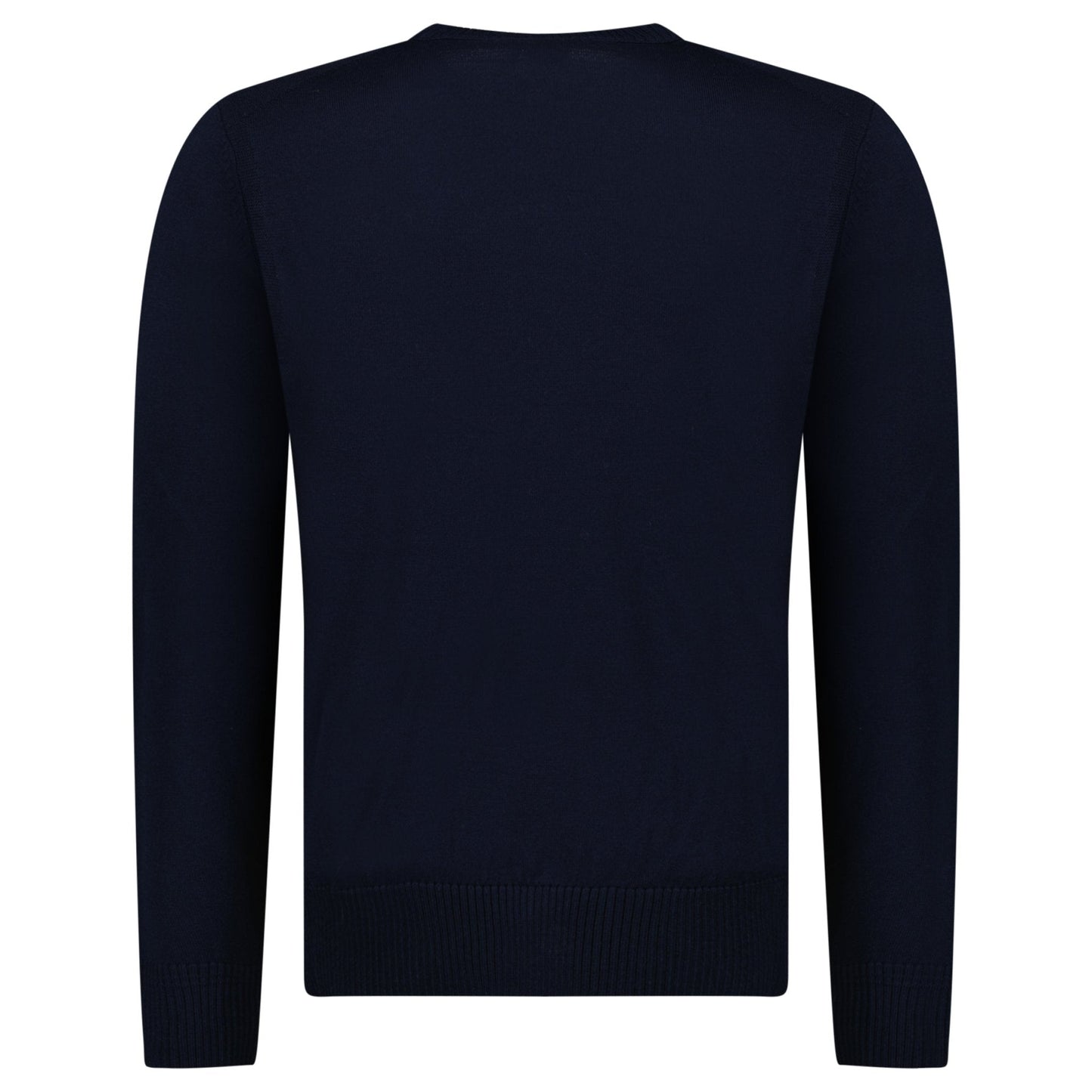 Boss Avac Crew Neck Knit Jumper in Navy