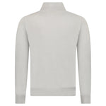 Boss Kanobix Cotton/Cashmere Half Zip Jumper Grey
