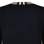 Bberry 'Noland' Knitted Wool/ Cashmere Jumper Check Neck