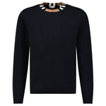 Bberry 'Noland' Knitted Wool/ Cashmere Jumper Check Neck