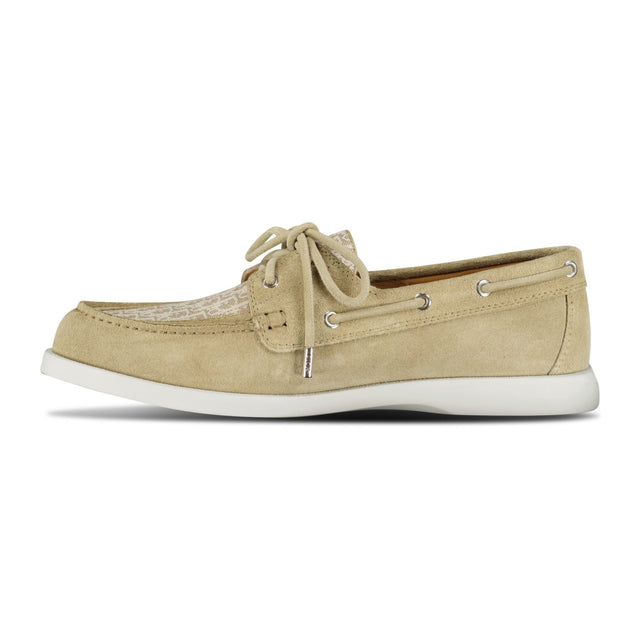 CD Granville Boat Shoe Navy & Beige Suede