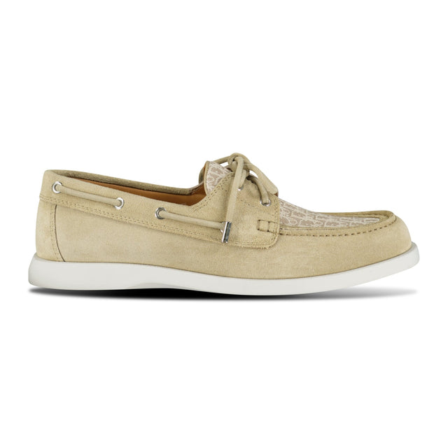 CD Granville Boat Shoe Navy & Beige Suede