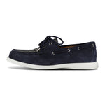 CD Granville Boat Shoe Navy & Beige Suede