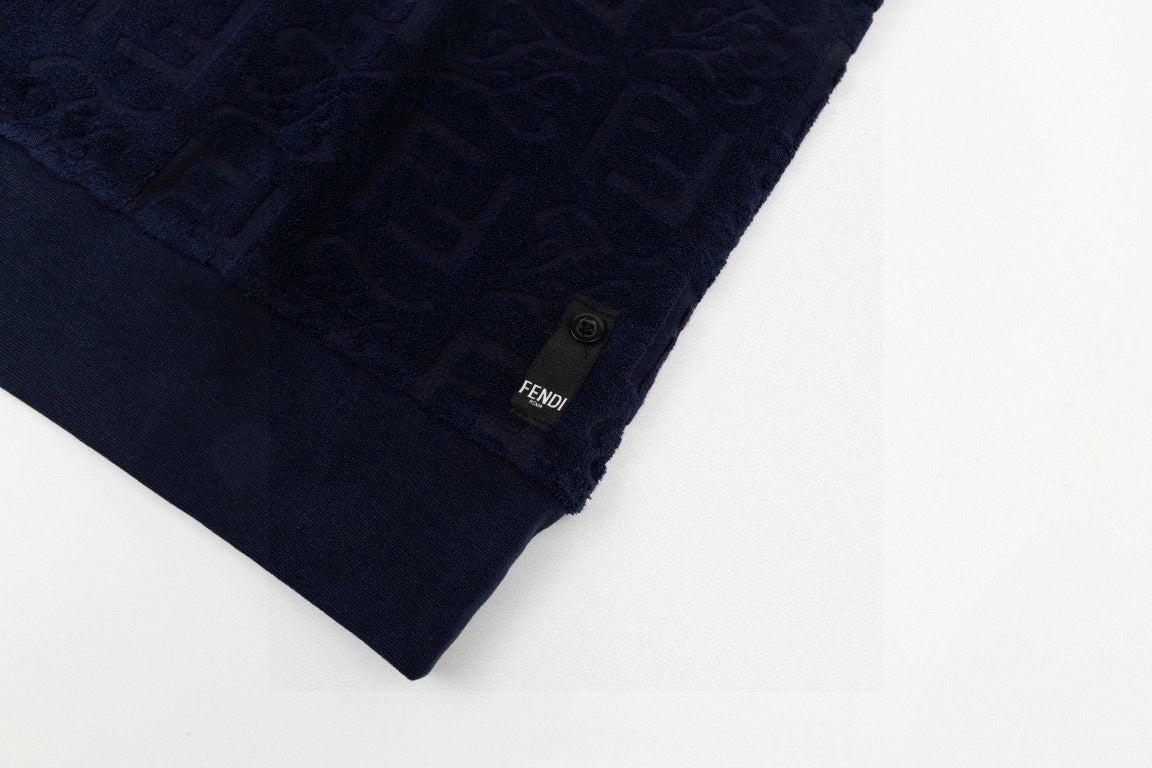 Textured Monogram Terry Polo Shirt