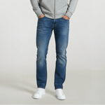 Emporio Armni J16 Slim-Cut Stonewashed Jeans in Blue
