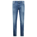 Emporio Armni J16 Slim-Cut Stonewashed Jeans in Blue