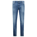 Emporio Armni J16 Slim-Cut Stonewashed Jeans in Blue