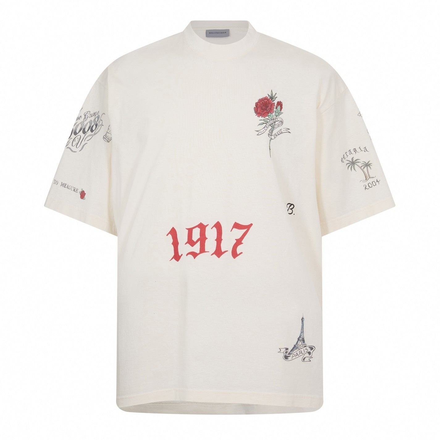 Men’s Oversized Graphic Print T-Shirt