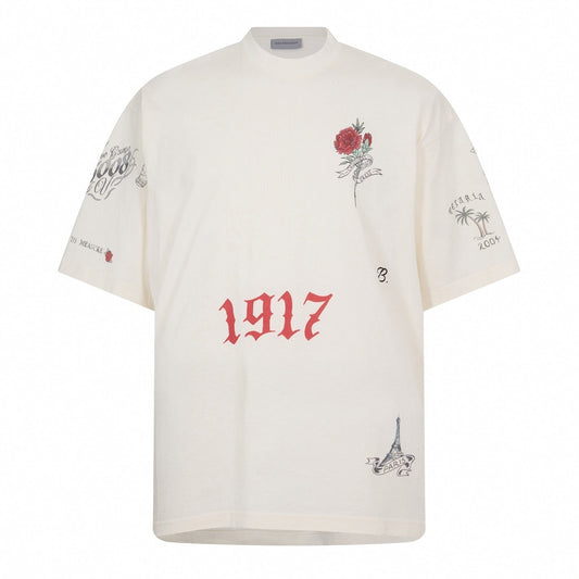 Men’s Oversized Graphic Print T-Shirt
