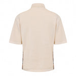 Men’s Knitted Polo & Shorts Co-Ord Set in Beige