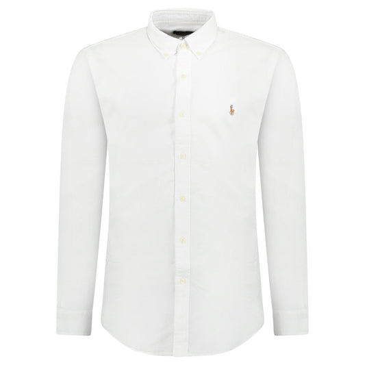 Polo R L®  Custom Fit Oxford Shirt White