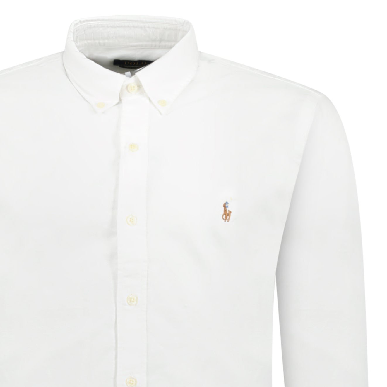 Polo R L®  Custom Fit Oxford Shirt White